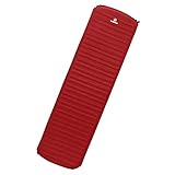 outdoorer Trek Bed 2 in Rot - Ultraleicht Isomatte selbstaufblasend, 5 cm dick, kleines Mini-Packmaß, faltbar - ideale selbstaufblasbare Trekking Isomatte und Campingmatte