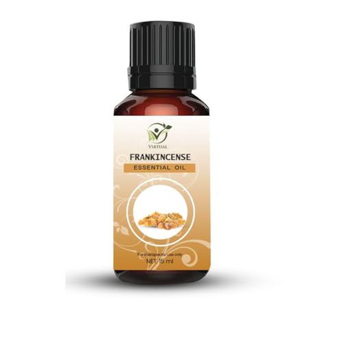 Image of VIRTUAL Frankincense Essential Oil 15ml Pure Aromatherapy Essential Oil for Diffuser Massage Spa Relaxation Home Fragrance and Wellness