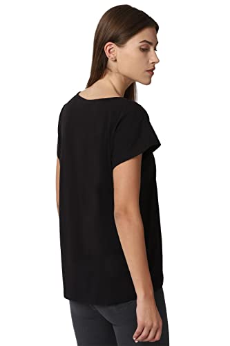 Image of Van Heusen Women's Solid Regular Fit T-Shirt