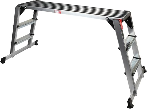 KS Tools 800.0985 Aluminium-Sicherheits-Laufbühne L1650xB380xH730mm