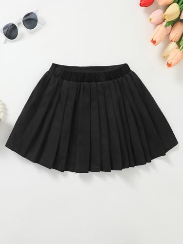 Image of Girls Pleated Skirts Cute Summer Graphic Casual Mini Tennis Skirts
