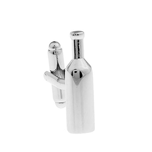 KnBoB Mancuernillas Plateadas para Camisa de Smoking miniatura 3