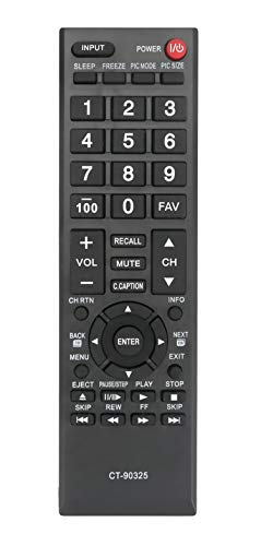 New CT-90325 Replaced Remote fit for Toshiba TV 50L5200U1 50M2U 55G310U 32L2400U 32L4200