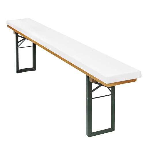 Almohadón Bettschlange para banco de cerveza, 1 pieza, juego de cojines para mesa de cervecería, 220 x 25 x 3 cm, almohadón acolchado para banco de cerveza, almohadón para banco al aire libre para