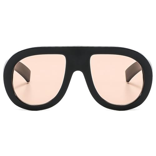 Image of Popular Fashion Pilot Sunglasses Women Retro Chunky Designer Men Punk Gradient Shades UV400 Oversized Sun Glasses
