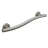 Keeney GB2022-24BN Wave Grab Bar 1.25 Dia x 24 In., Brushed Nickel