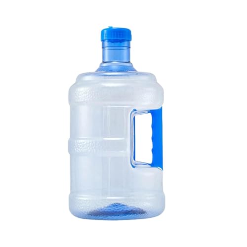 5L Water Jug | Water Bottle Barrel | Portable WaterContainers with Handle, Large Reusable Motivational Jugs for Camping Outdoor Sports Travel Beach BBQ