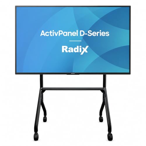Image of Promethean ActivPanel D-Series 65 inch 4K Digital Signage Display - Integrated Commercial Signage Solution, Includes Mobile Stand