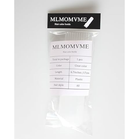 MLMOMVME Hair Color Bottle 6 Oz Hair Dye Applicator Bottle with Comb for Hair Dye Hair Care Cover