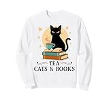 Tea Cats and Books Art
