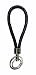 AM LandenFashion BV Braided Leather Key-Chains Handbags Charms(Black)