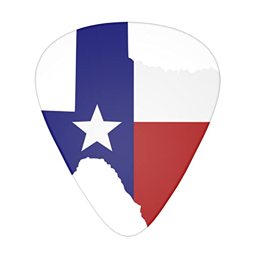 Lot de 12 médiators tendance et durables avec drapeau du Texas dans une boîte pour ukulélé guitare électrique basse - Les Beatles, Paul McCartney, John Lennon, RIngo Starr, George Harrison Lot de 12 médiators tendance et durables avec drapeau du Texas dans une boîte pour ukulélé guitare électrique basse