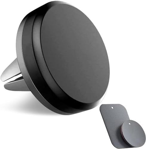 Placchette Metalliche Per Supporto Magnetico Telefono - 2 Tonde E 2 Rettangolari, Adesive - Foto 7