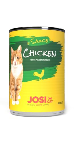 JosiCat Chicken in Sauce | 12x 415g | Adult | Katzenfutter nass mit Huhn – Ansicht 3