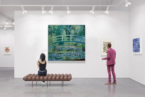 Pont japonais Claude Monet : tableau sur toile vibrant d'émotion