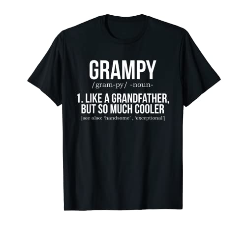 Hombre Grampy Shirt: Definición divertida Camiseta