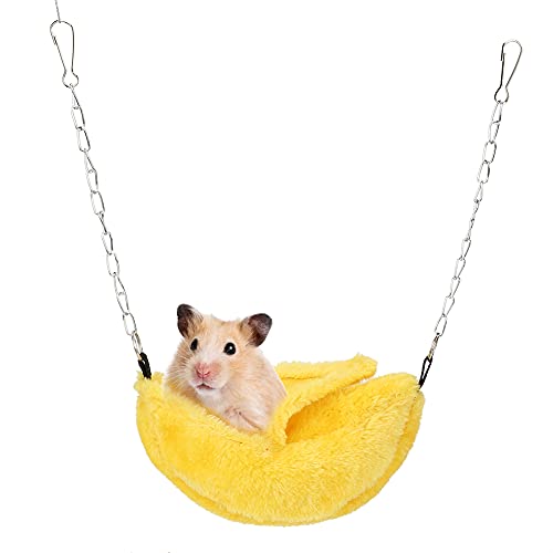 Zerodis Hamac Type de Lovely Banana Hamac Lit Chaud Maison Nids de Cage pour Petits Animaux