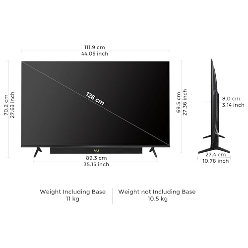 Image of Vu 126cm (50 inches) Vibe Series 4K QLED Smart Google TV 50VIBE-DV