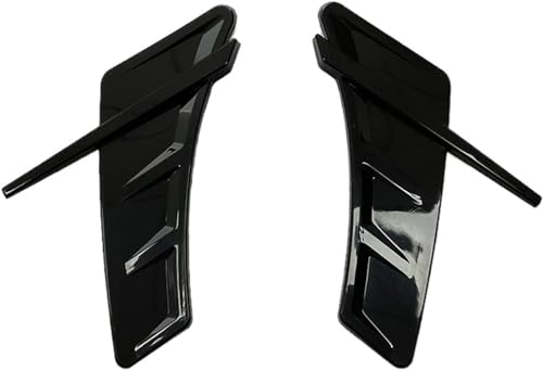 LHyfA Spoiler Parachoques para Audi A6 S6 C6 C5 A3 S3 8V 8P A4 S4 B8 B6 B7 B9 Q5 A5 S5 A7 S7 Q3 Q7 Q2,Coche Divisor Parachoques Delantero Alerón Cubierta Cuchillo Embellecedor,B-Glossy Black
