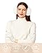Senker Fashion Winter Ear Muffs Gloves for Women Foldable Warm Earmuffs Faux Fur Fluffy Warmers Covers Headband Cold Weather