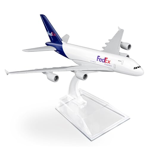 SimplyAir 1/400 FedEx 380 Airplane Model Kits die-cast alloys Airplane Model for Collection and Display