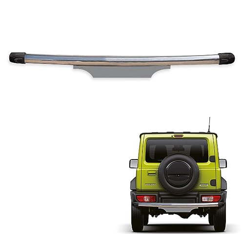 Image of Stainless Steel High Gloss Safety Rear Bumper Protector Sutaible for Maruti Suzuki Jimny