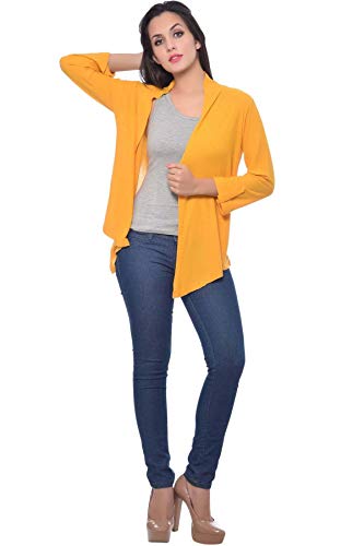 Image of Frenchtrendz Womens's Viscose Crepe Shrug(Size: XS-4XL)
