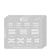 SSD1 2 3 BGA Reballing Stencil Template Compatible with DDR SSD NAND Memory IC BGA96/136/152/132/272/316/100/200/345/78/82/102/272/154