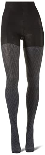 Image of Berkshire Women's Berkshire V-design Tights With Control Top and Reinforced Toe