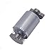 BE-TOOL Silver Double-Head Vibration Motor, DC 12-24V, 4000RPM, with 2 Ferrous Sector Rotating Mass Blocks, Mini Brushed Vibration Motor, for Electric Toys, Tools, Appliances