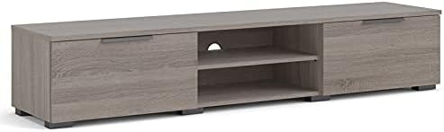 Pemberly Row 67" Modern TV Stand with Storage in Truffle