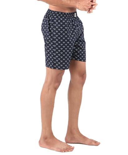 Image of Alphabets Men's Multicolor Cotton Printed Regular Boxer Shorts (Pack of 5) New-MBE-01-XL