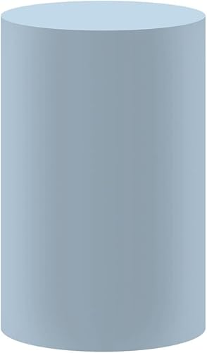 Miniatura 4 de Cubierta de zócalo azul claro para fiesta de cumpleaños de bebé, recién nacido, baby shower, bautismo, comunión, bautizo, cubierta de cilindro,