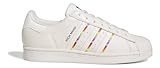 adidas Men's Superstar Pride RM Fashion Sneakers Owhite/Cblack/Owhite 12