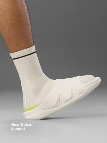 Image of The Souled Store Slides 2.0: Men and Boys Slip On Sliders Streetwear High Density EVA Cushioned EVA Sole Durable Outsole Slip On Construction Lightweight and Arch Support