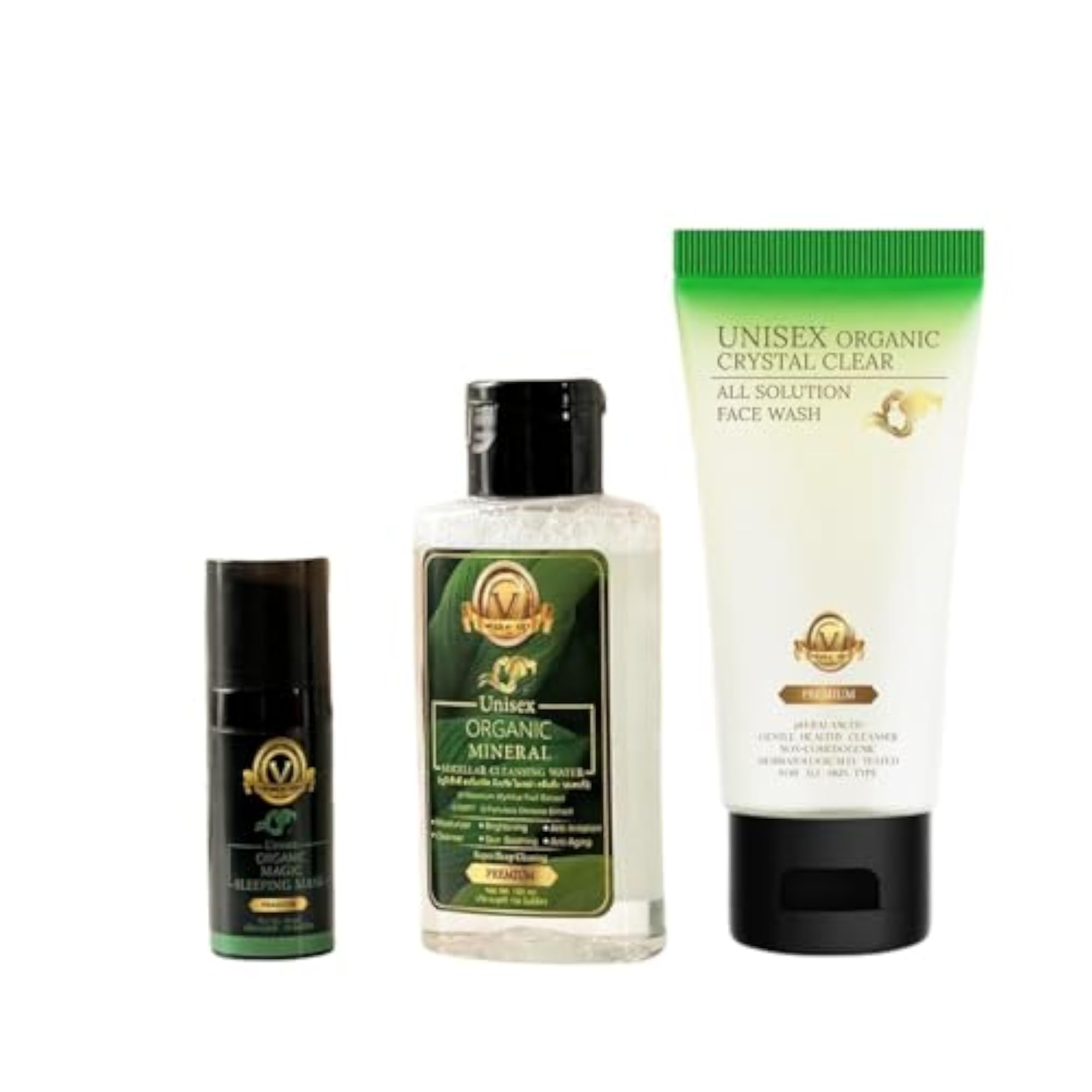 Organic Skincare Trio, Daily Routine Set