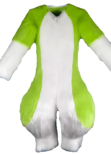wcpqt Cómoda peluquería corporal, peluche de cuerpo fresco, pelaje peludo de piel sintética, para fiesta de vestuario de cosplay, comic con, festival cómica, fiesta temática