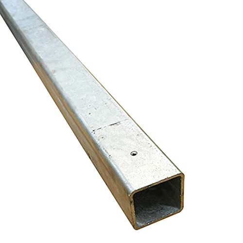 Galvanised Mild Steel Sections | Flat Bar | Square Tube | Rectangle Tube | Angle Iron (Square Tube - 40mm x 40mm x 3mm, 1000mm)