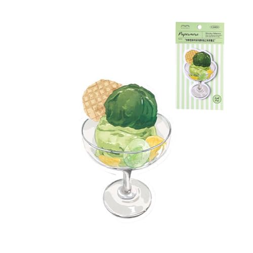 EZ PEACH 付箋 強粘着 可愛 お菓子 喫茶 アイスクリーム ふせん ノートメモ用紙 見出し 付箋紙 学生 ホーム オフィス ギフトタブ 文房具 花型付箋 メッセージシール 粘着メモ 30枚 色紙 誕生日プレゼント 女性 女の子 教師 友人 本 恋人