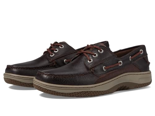 Sperry Mens Shoes Men's Billfish 3-Eye Boat Shoe, Brown, 9