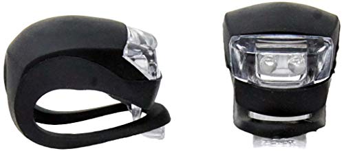 Kit Farol Em Silicone Dianteiro e Traseiro para Bike com Ajuste de Freq e Intensidade Atrio - BI049