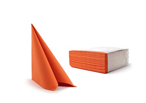 Alvotex Airlaid Serviettes Orange 40 x 40 cm