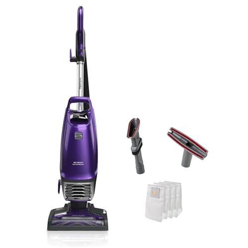 Kenmore BU4018 Intuition Bagged Upright Vacuum Lift-Up Carpet Cleaner 2-Motor Power Suction with HEPA Filter,3-in-1 Combination, Upholstery Tool for Hardwood Floor, Pet Hair, Purple
