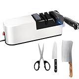 KBIBCK Elektrischer Messerschärfer, 5-in-1 Messerschärfsystem, Elektrischer Messerschleifer mit...