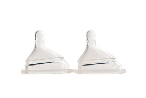 Image of hegen Brand PPSU Baby Bottle 6+ Months Thick Feed Teat, Fast Flow/Semi-Solids (2-Pack)