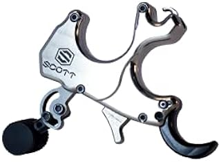 Scott Archery Apex, Thumb Trigger Release, Medium, Silver