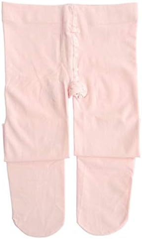 Dancina Footed Ballet Dance Tights Microfiber Size L (10-14) Ballet Pink