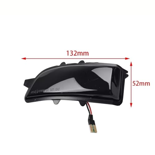 Luz repetidora dinámica para Volvo V50 y V70 con parpadeo secuencial continuo 2