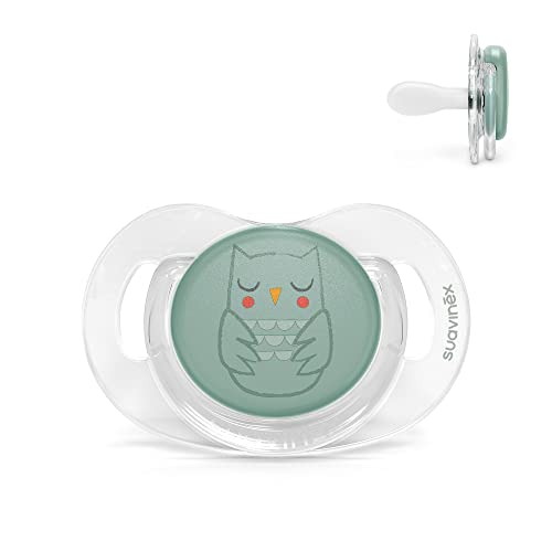 Suavinex, Chupete para Bebés de 0-6 Meses. Chupete con Tetina Fisiológica de Silicona SX Pro....