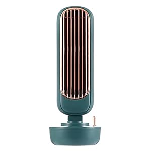 Multifunctionele Luchtkoeler Ventilator, Desktop Silent Air Conditioner Home Office USB Bladloze Koelventilator, Drie…